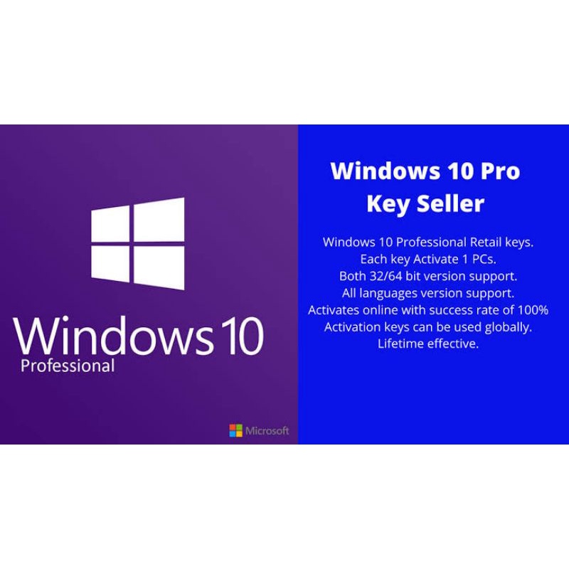 windows10 pro key product