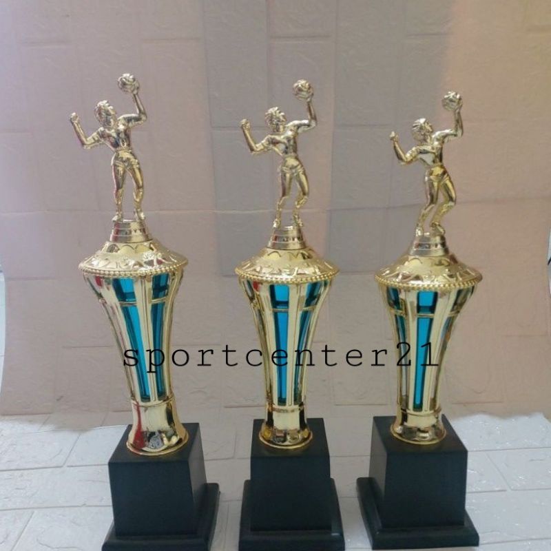 TERBARU TROPHY PATUNG VOLLY BALL/PIALA VOLLEY sudah oengkap dengan tulisan/stiker piala