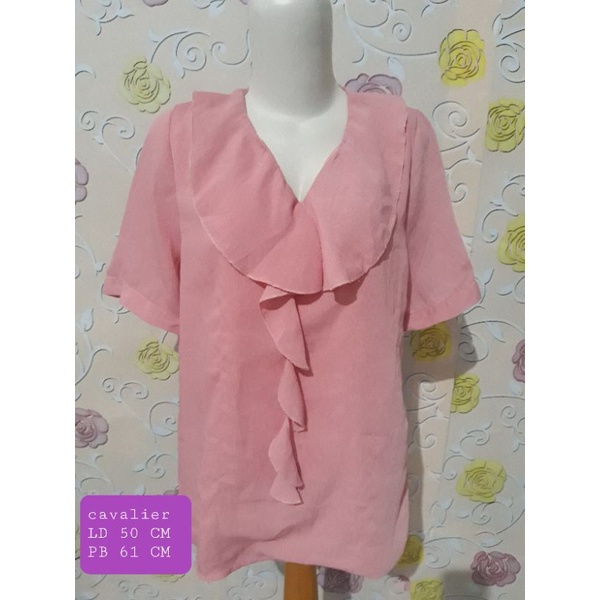 Atasan blouse brand CAVALIER BARU (SALE)