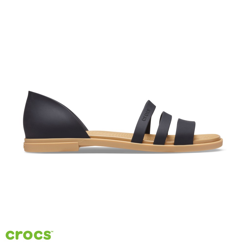 CROCS TULUM FLAT / FASHION WANITA / SANDAL WANITA - BLACK 206109-00W