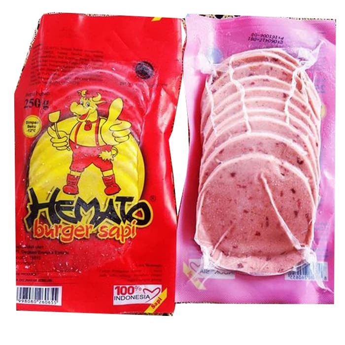 

Hemato Burger Sapi 250 gram / 10 pcs