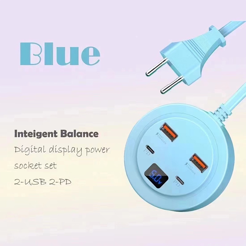 【4008】[GROSIR/COD]Skyhigh MARCARON STOP KONTAK / STOP KONTAK USB / COLOKAN SEGI ENAM / 4LUBANG 1.8METER / SOKET 2 USB 2 PD / STEKER TARDE