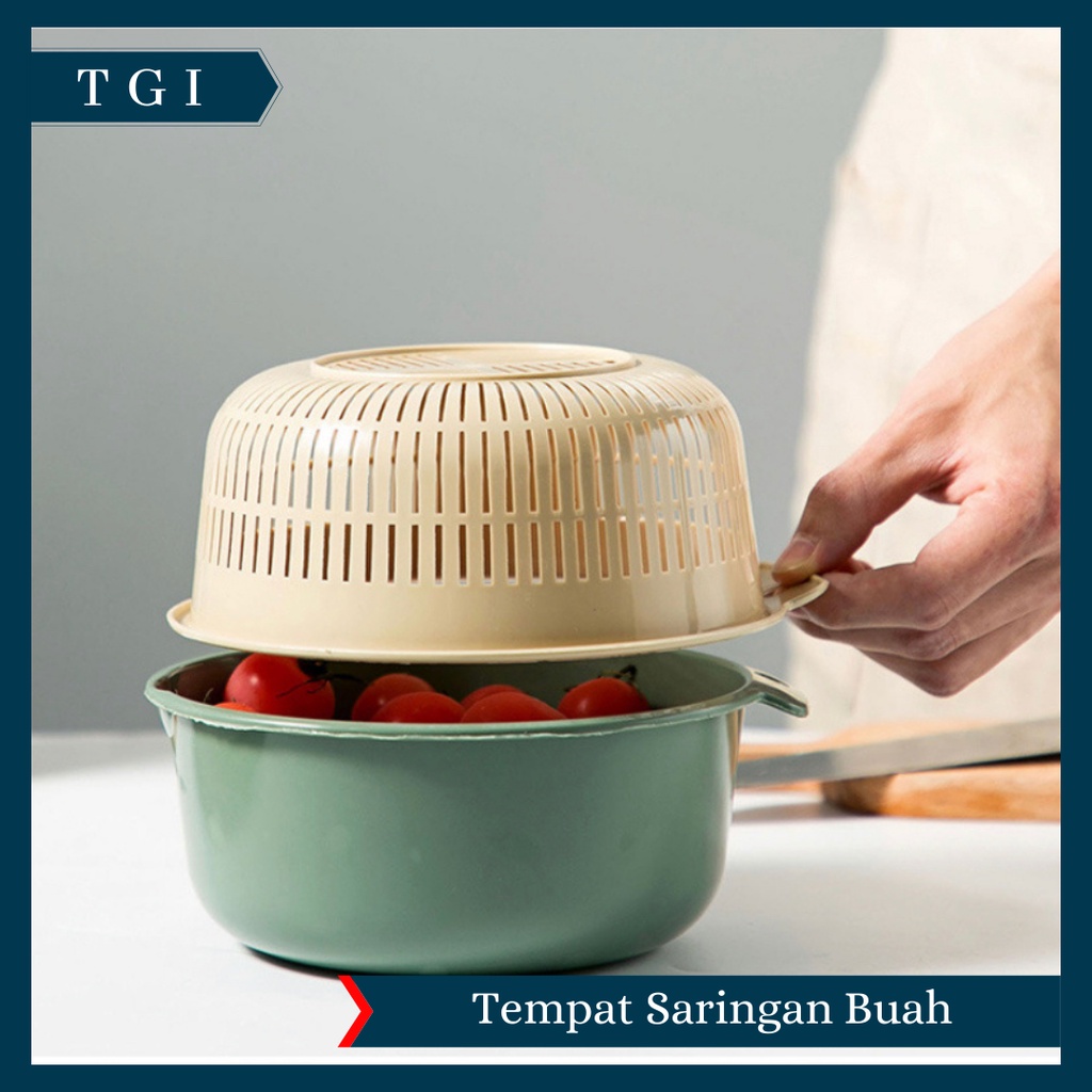 TGI - KERANJANG PENGERING SAYURAN BUAH SARINGAN / KERANJANG SARINGAN / TIRISAN SAYUR BUAH