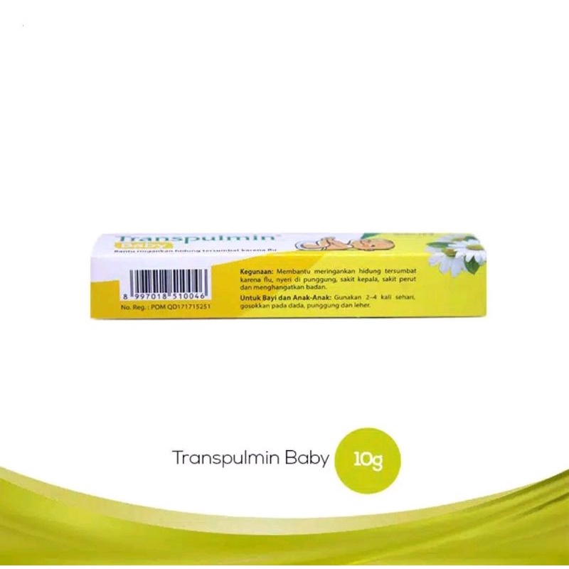 Transpulmin Baby Balsam 10 gr/BABY BALSAM BAYI