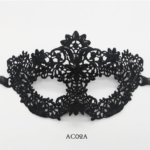 [LIMITED STOK] AKSESORIS SEXY TOPENG PESTA RENDA PARTY MASK LACE HITAM AC02A