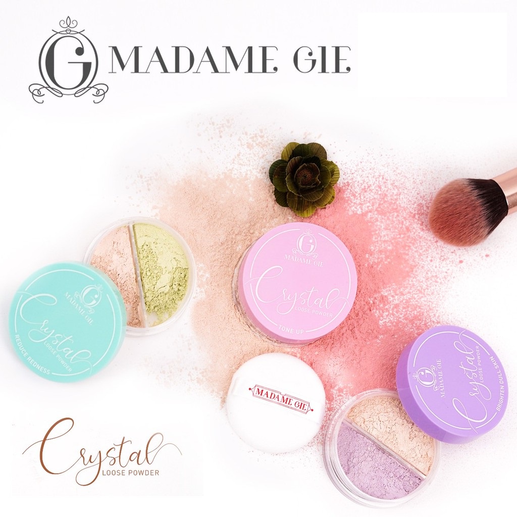 Monsoon - Madame Gie Crystal Loose Powder - MakeUp Bedak Tabur