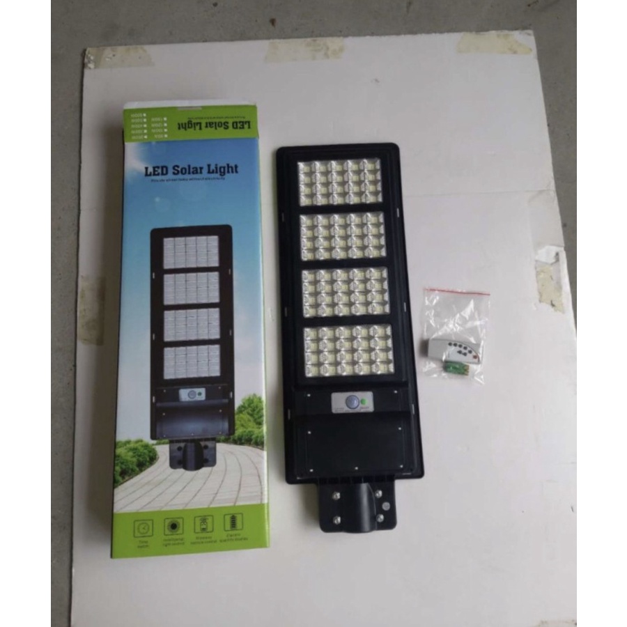 Lampu jalan PJU 200 watt led solar Panel 200W REMOTE Sorot Outdoor