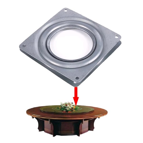 

Plat Dudukan Meja Putar Lazy Susan Rotating Bearing Plate Turntable Swivel Pelat Rotasi Turn Table