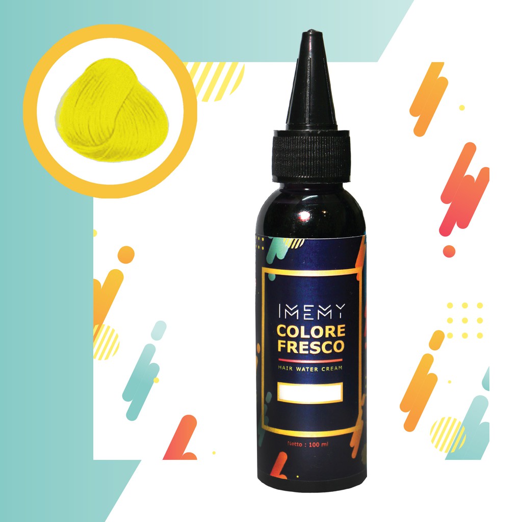 CF-LE COLORE FRESCO - LEMON color cream cat pewarna rambut kuning