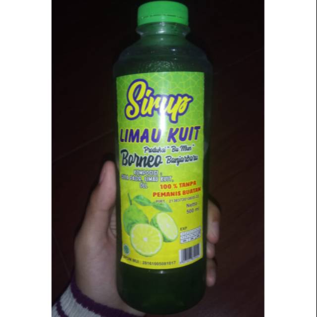 Sirup Limau Kuit (jeruk kuit)