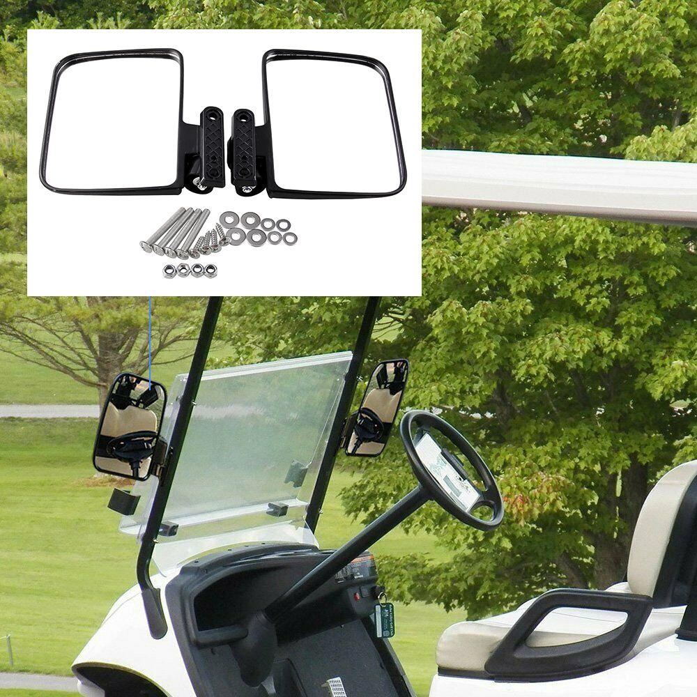 AUGUSTINA Kaca Spion Samping Aksesoris Gerobak Adjustable Untuk Gerobak Golf Club Kaca Spion Mobil