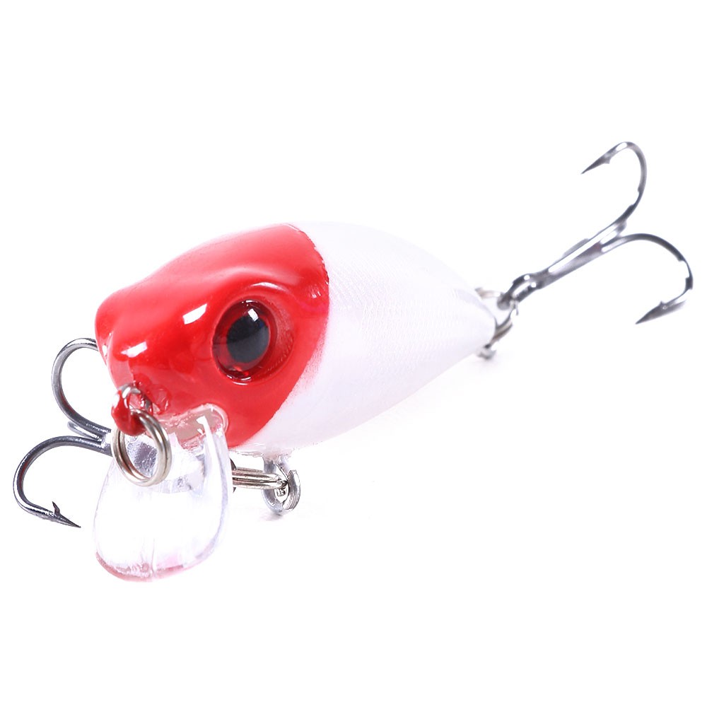 HENGJIA 6Pcs Mini Crankbait Umpan Pancing 4cm/3.5g Swimbait Fishing Lure Minnow Ikan Bass Bait Kail