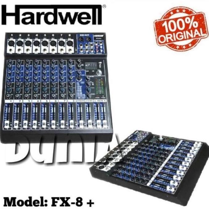 Mixer Hardwell Fx 8 Plus Original Hardwell Fx8+ 8 Channel Diskon