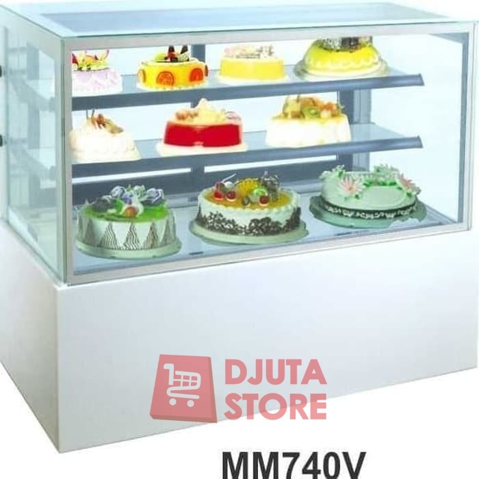 GEA MM740V RECTANGULAR DISPLAY COOLER SHOWCASE CAKE