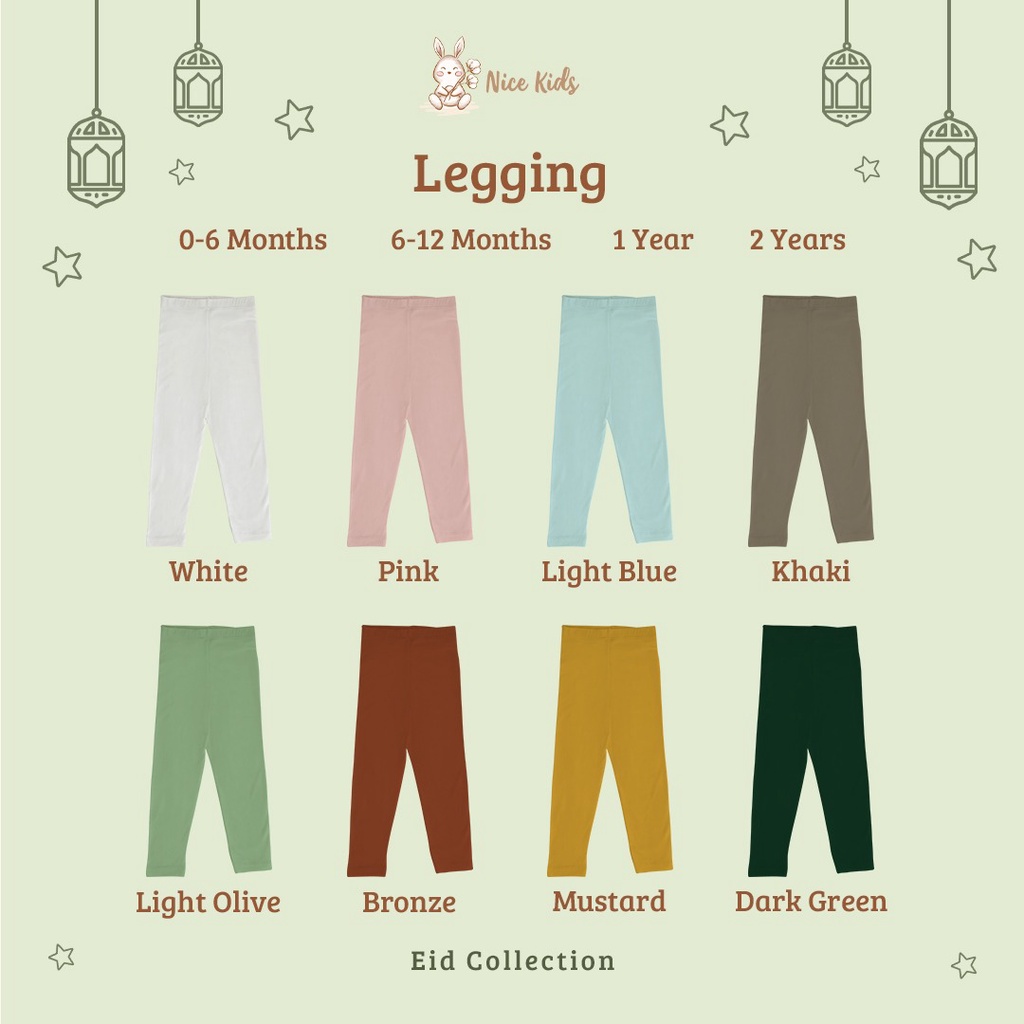 NICE KIDS NICEKIDS LEGGING KIDS LEGGING ANAK NICEKIDS LEGGING BAYI 0 - 2 TAHUN