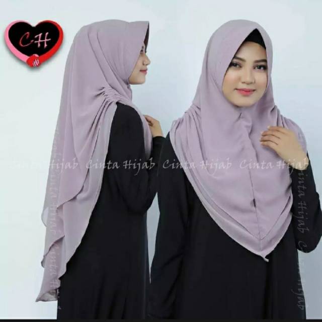 Jilbab model bergo cerruty hijab rempel