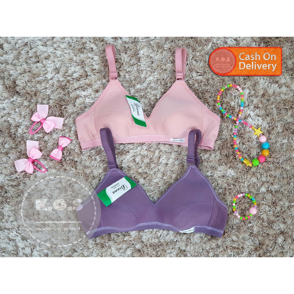 sportbra remaja dinna tanpa busa tanpa kawat size 34-38 kait 2