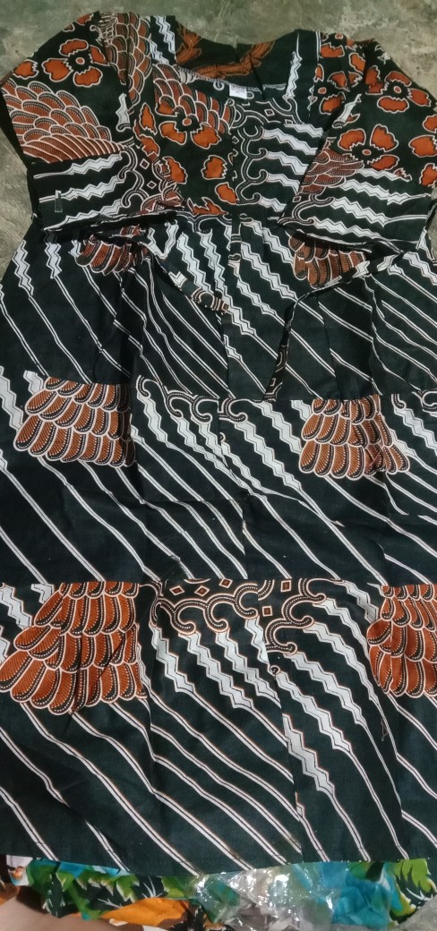 Gamis Batik Anak Usia 2-abg Murah/ Motif Random Sesuai Stok