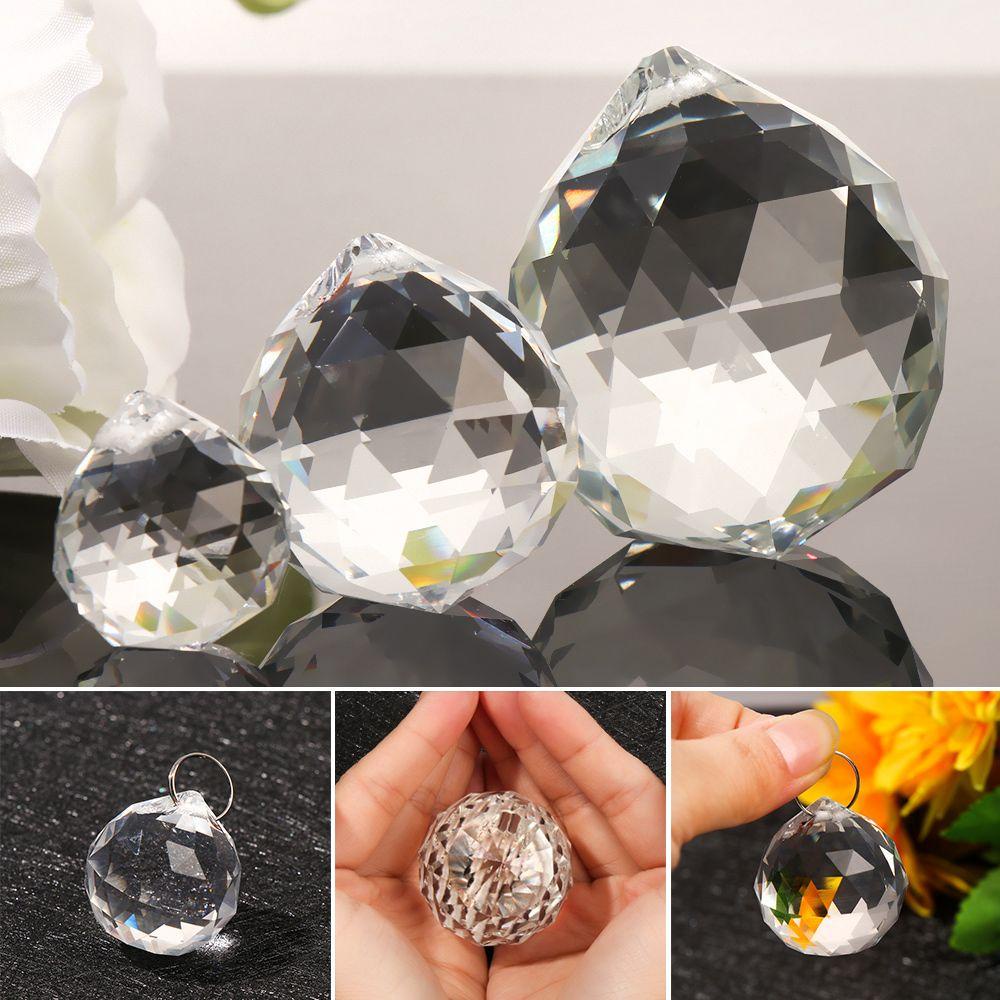 Suyo 5pcs Liontin Bola Kristal Gantung Untuk Ornamen