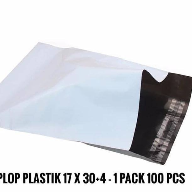 

AMPLOP PLASTIK 17 X 30+4 POLYMAILER BAG POLYBAG PLASTIK PACKING 100Pcs