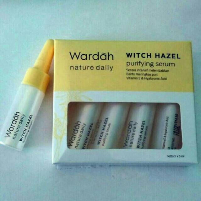 [TERLARIS] WARDAH Facial Serum Nature Daily Aloe Hydramild dan Witch Hazel Purifying