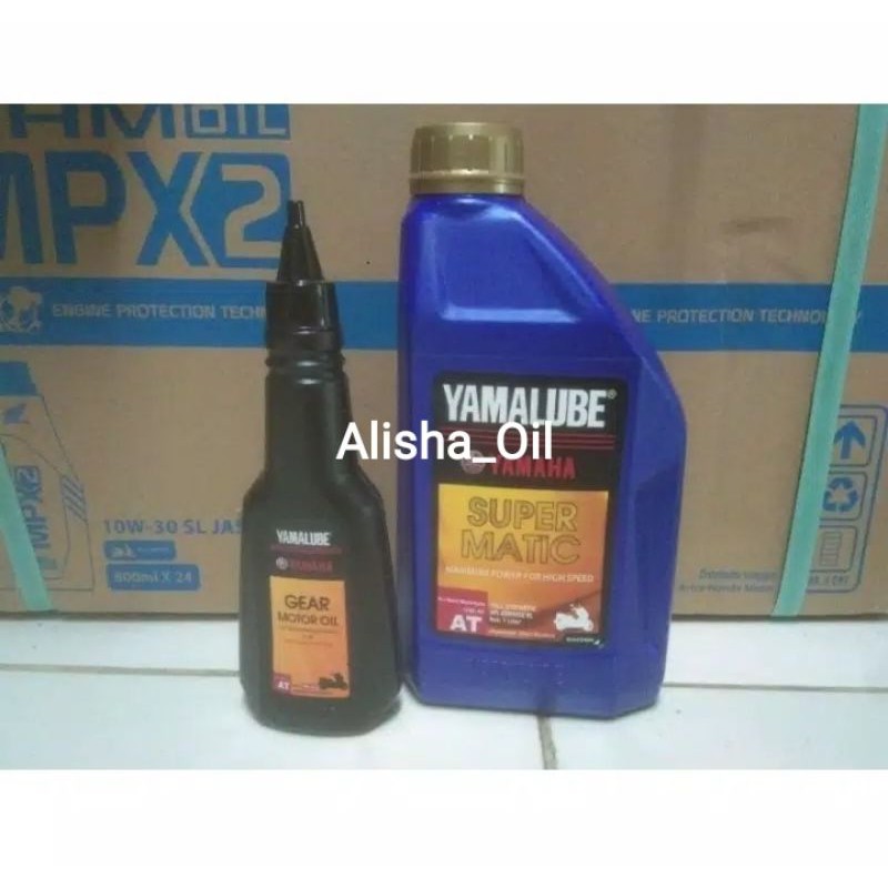 Paket oli Yamalube super matic 1L dan Oli gardan yamalube yamaha N-max/ Aeroxx/ LEXI