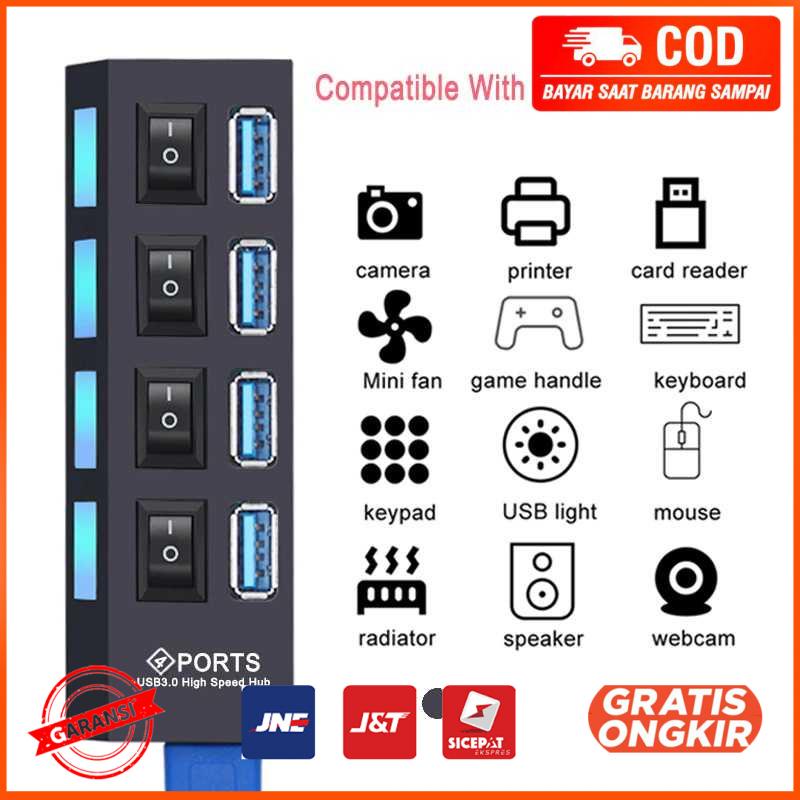 USB Hub 7 Port USB 3.0 High Speed Extender YRR445