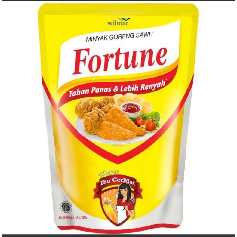 

Fortune minyak goreng 2 liter (exp 2024) langsung order