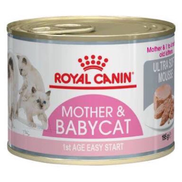 ROYAL CANIN MOTHER AND BABY CAT WETFOOD 195GR