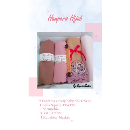 

Hampers Hijab Murah cocok untuk kado ulang tahun, Anniversary, wisuda dlll