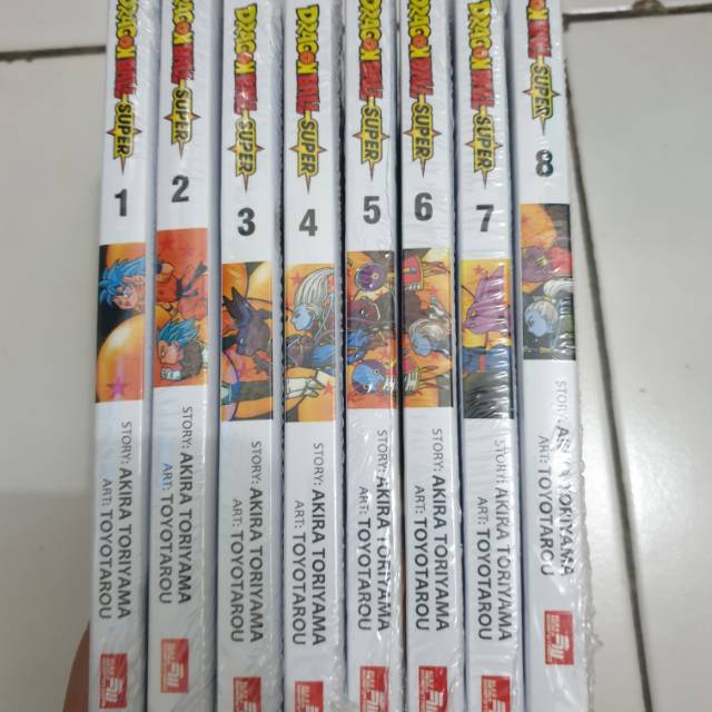 Komik Dragon Ball Super vol 1-8 lengkap segel ori