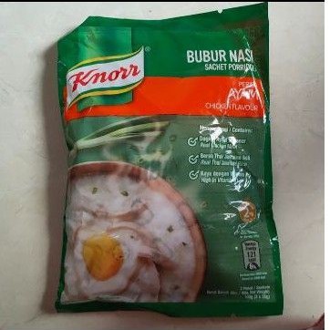 Knorr bubur ayam instan isi 3 sachet