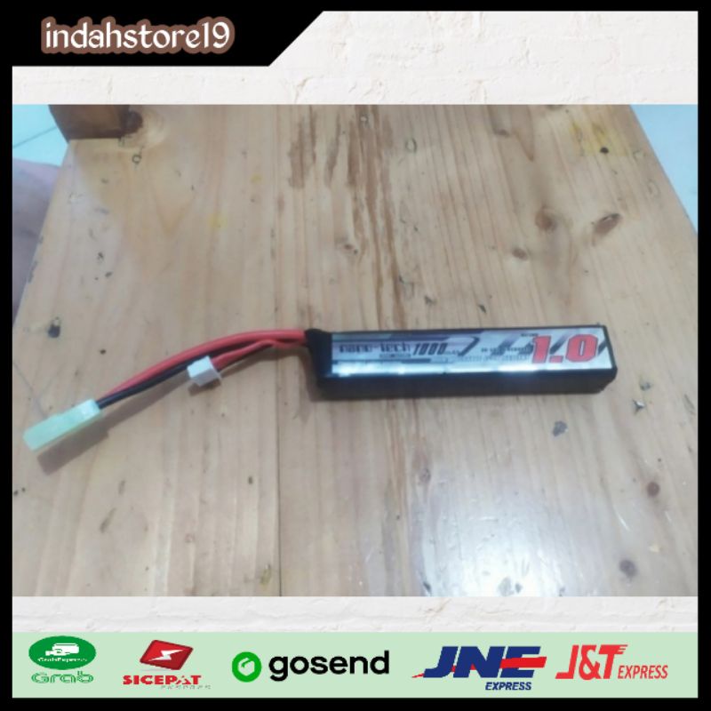 batre lipo sugus turnigy nanotech 1000 mah 30c-50c soket tamiya batere
