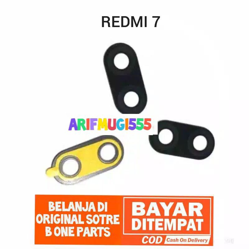 KACA KAMERA LENSA CAMERA BELAKANG XIAOMI REDMI 7 ORIGINAL