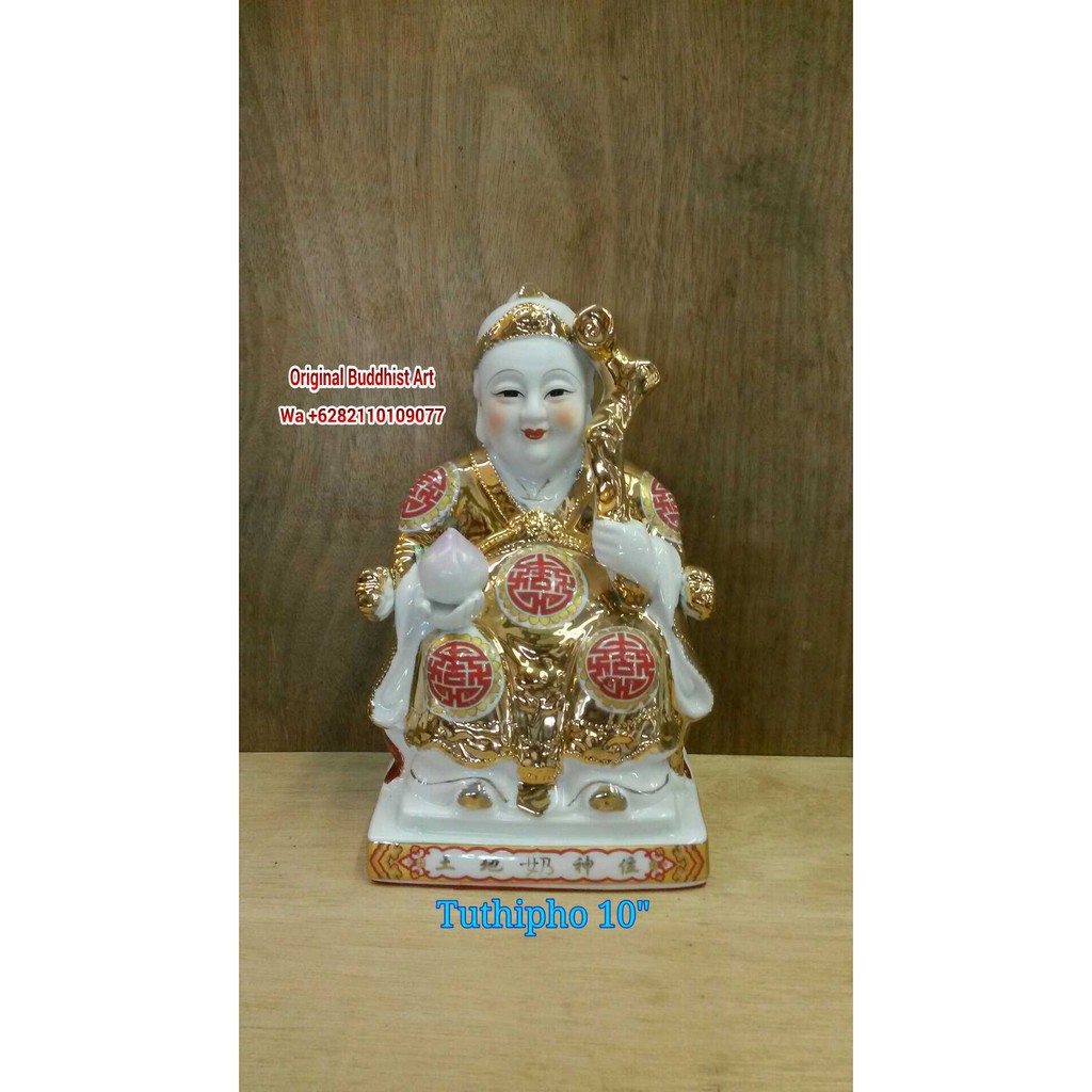 patung dewa bumi / patung dewa tanah thuthipho pho 10"