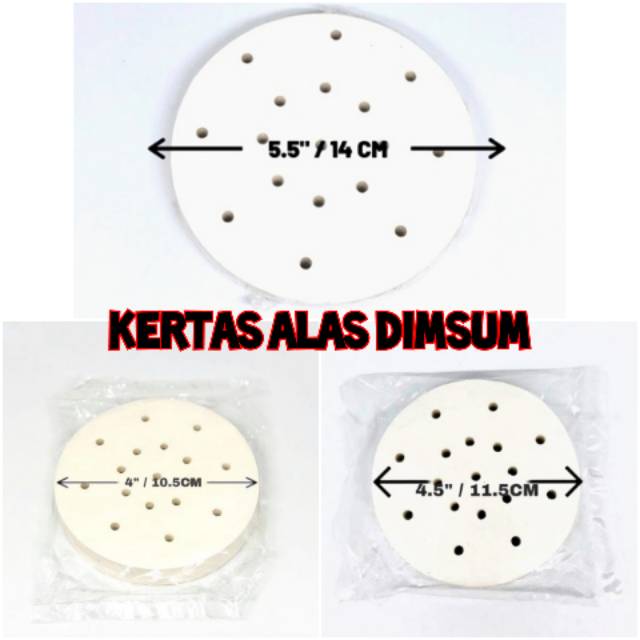 

Kertas Alas Dimsum 500 Lembar Ukuran 14 cm / 10.5 / 11.5 / Paper Kukus Putih Bun Liner