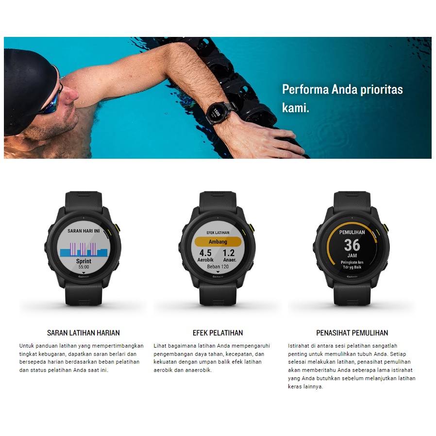 Garmin Forerunner 745 / FR745 - Garansi Resmi TAM 2 Tahun