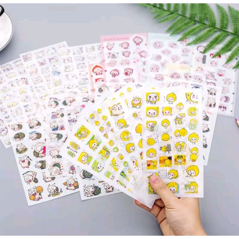 

[RT] 6 LEMBAR STICKER LUCU | STIKER EKSPRESI