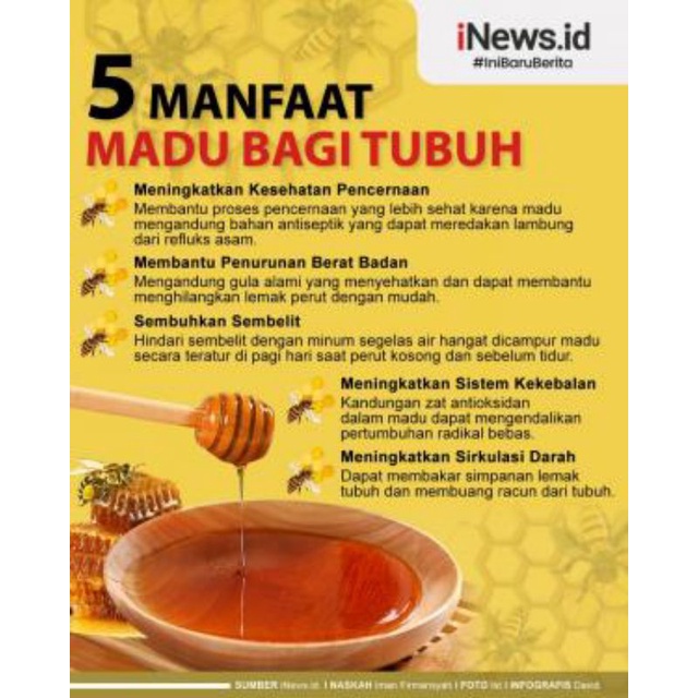 Madu multiflora kemasan 1 kg madu mentah raw honey