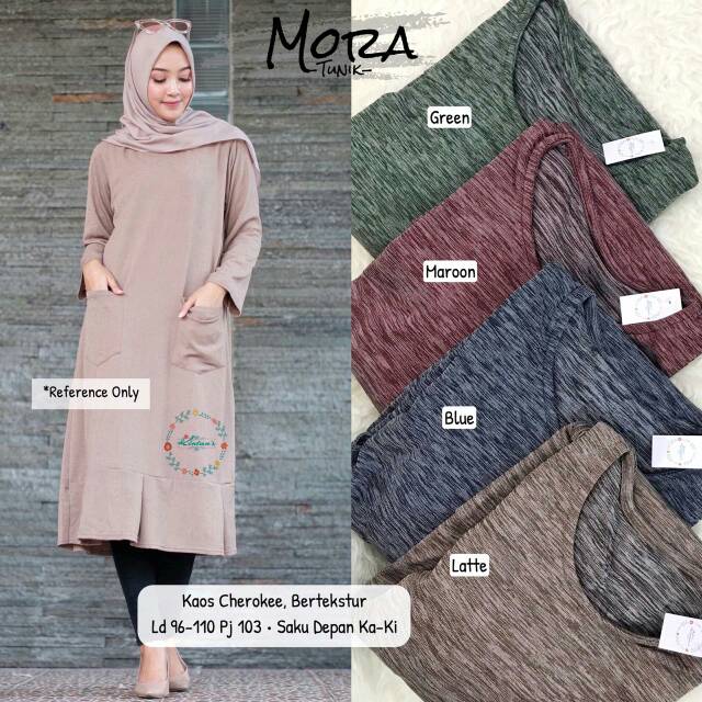 TUNIK KAOS CHEROKEE | SAKU DEPAN | MORA