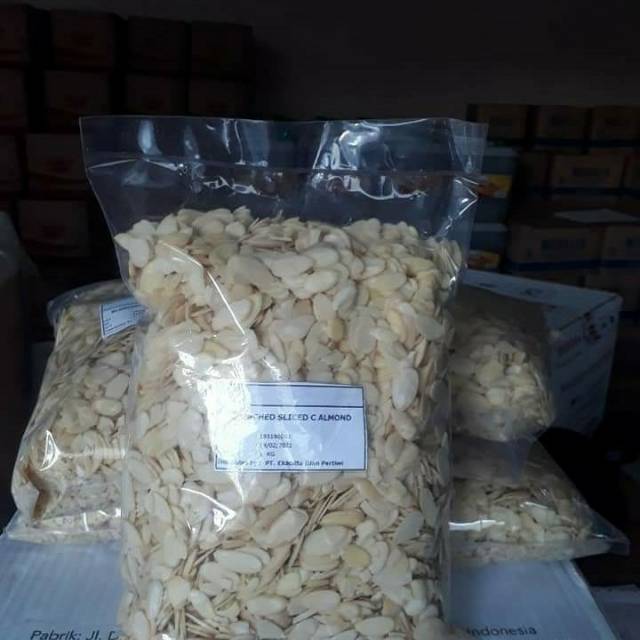 

Almond slice 1000kg, 170ribu
