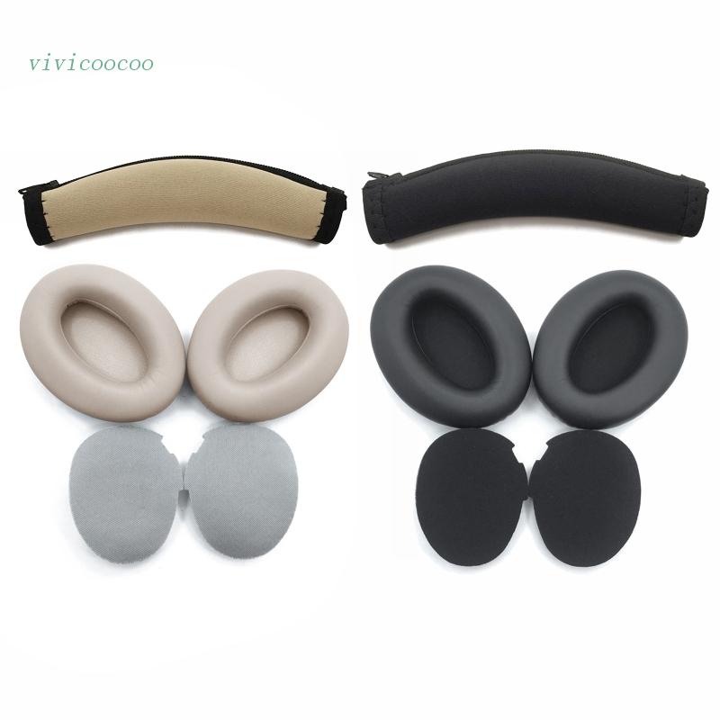 Vivi WH-1000XM3 Bantalan Earpad Headphone Dengan Gesper