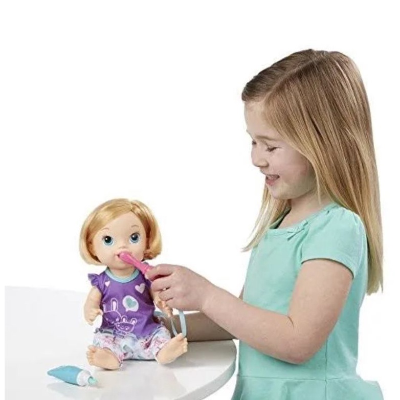 Baby Alive Brushy Brushy Baby Doll - Blonde preloved baju baby alive