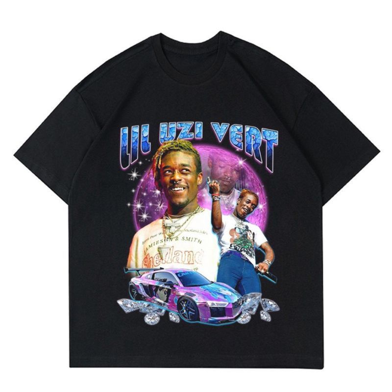 Kaos Vintage Lil Uzi Vert | Rap Tee Lil Uzi Vert | Kaos Hitam Lil uzi Vert