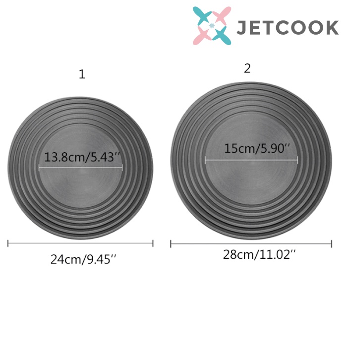 JetCook Plat Tatakan Alas Panci Anti Gosong Untuk Kompor Gas DEFROST TRAY Coating PFOA FREE FOOD GRADE
