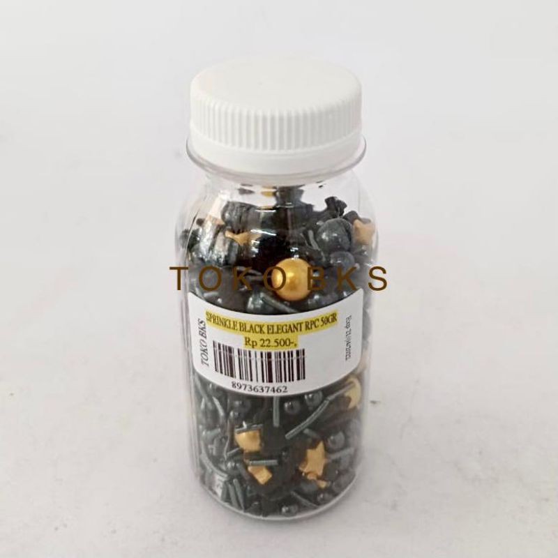 

Sprinkle black elegant rpc 50gr