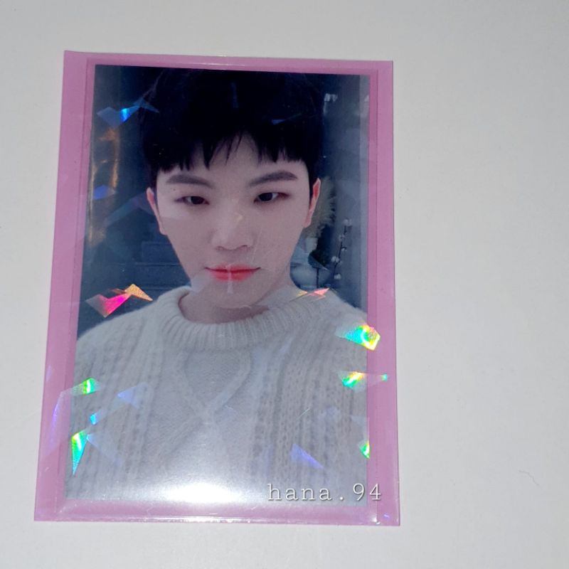Woozi seventeen Home broadcast gongbang gb pc photocard jihoon
