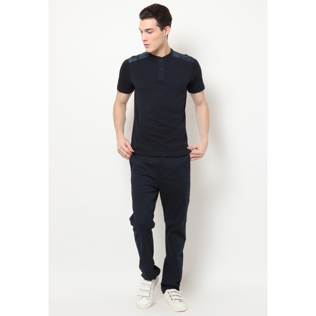 Kaos Lengan Pendek Asli MGee 3451C Hanly 005 Navy