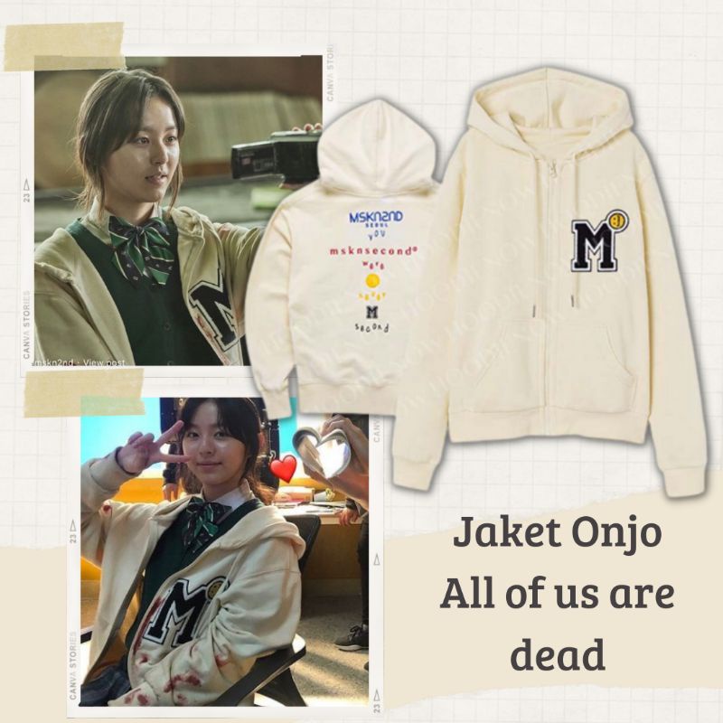 Jacket Hoodie Nam Onjo all of us are dead [Free gift]