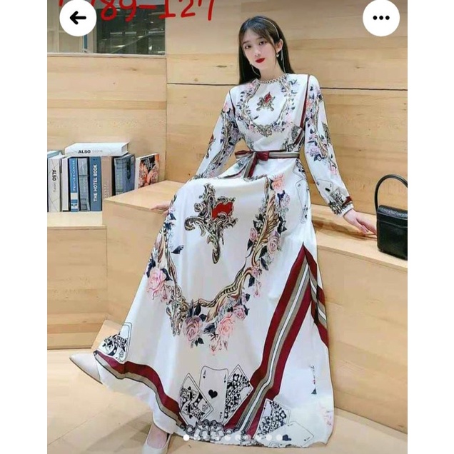 SALE!!! RESTOCK!!! DRESS GAMIS ESTILO SERIES 02 IMPORT BKK-putih card